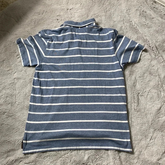Billy Reid striped 100% cotton polo size XXL - Picture 10 of 12